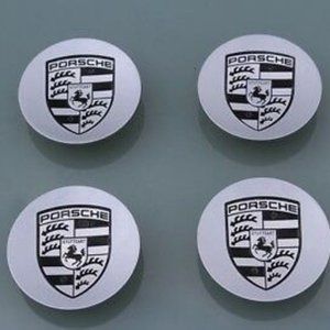 65mm Silver/Black center caps, set of 4 65mm Silver/Black center caps